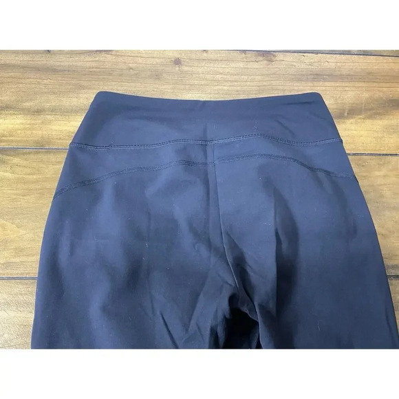 Duluth Trading Pants Womens Black ruched Knee Workout Yoga Leggings Size Small - Picture 5 of 9